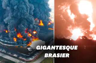 En Indonésie, gigantesque incendie dans une raffinerie de pétrole