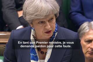 Theresa May présente ses excuses aux Anglais après l'incendie de la tour Grenfell