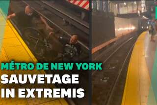 Dans le métro de New York, sauvetage in extremis d'un homme en fauteuil roulant