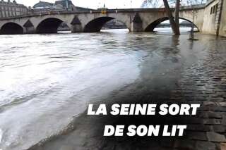 La crue de la Seine à Paris vue des réseaux sociaux