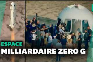 La vidéo du décollage de Jeff Bezos à bord de Blue Origin