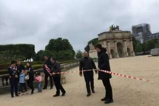 Élection présidentielle 2017: l'esplanade du Louvre évacuée pour 