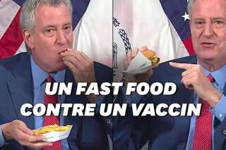Un vaccin contre le Covid-19 reçu, un burger et des frites offerts à New York