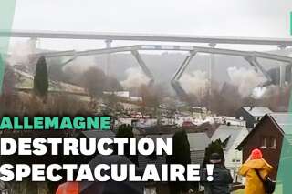 En Allemagne, ce pont de 500m de long détruit à la dynamite