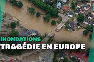 Après les inondations en Allemagne et en Belgique, les terribles images des  vues du ciel