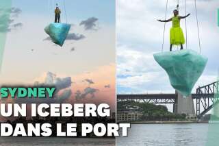 À Sydney, elles dansent sur un iceberg contre le réchauffement climatique