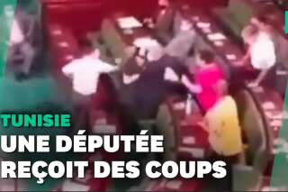 En Tunisie, une députée frappée en plein parlement