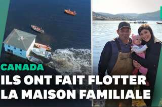 Ce couple de Canadiens fait flotter sa nouvelle maison sur l'eau