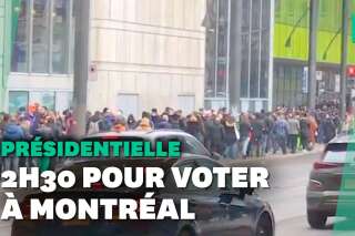Pour voter à la présidentielle 2022 à Montréal, il fallait compter sur de longues files d’attente