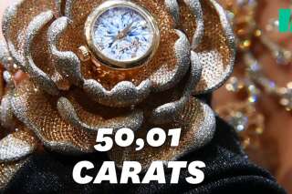 Au salon de l'horlogerie à Bâle, cette montre aux 15.858 diamants a fait mouche