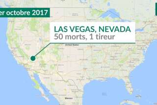 Après la fusillade à Las Vegas, la terrible carte des dernières tueries de masse qui ont frappé les États-Unis