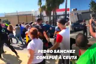 Face aux migrants, Pedro Sanchez chahuté à son arrivée à Ceuta et Melilla