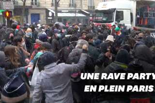 À Paris, la police met fin à une rave party en marge de la manif contre la loi 