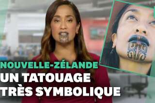 Cette journaliste néo-zélandaise est la première à présenter le JT avec un tatouage traditionnel maori