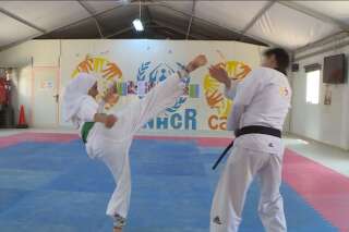 Cette jeune réfugiée syrienne rêve de devenir championne de taekwondo