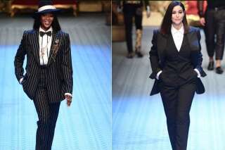 Naomi Campbell et Monica Bellucci jouent les mannequins surprises de Dolce & Gabbana à la Fashion Week de Milan