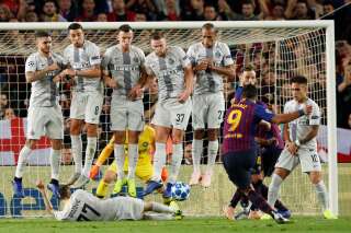 Barcelone - Inter: la malice de Marcelo Brozovic sur le coup franc de Luis Suarez