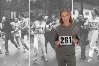 Kathrine Switzer court à nouveau le marathon de Boston, 50 ans après son acte de bravoure