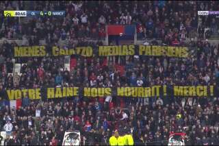 Lyon / Nancy : Cette banderole de supporters de l'OL en colère 