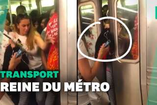 Cette New-Yorkaise déterminée a provoqué un débat sur le savoir-vivre dans le métro