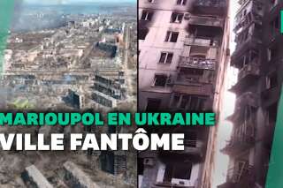 Après un mois de guerre en Ukraine, les images de Marioupol devastée