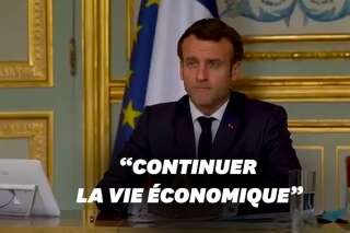Malgré le coronavirus, Macron appelle les Français à 