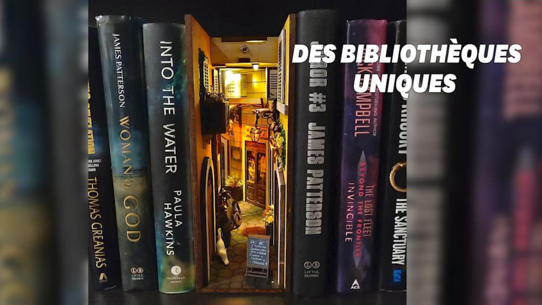 Les book nook, ces minis-mondes qui vont sublimer votre bibliothèque