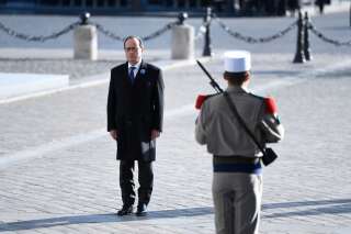 François Hollande célèbre le dernier 11 novembre de son quinquennat