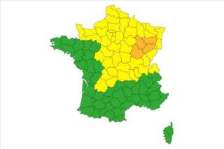 Météo France place en alerte orange aux orage quatre départements