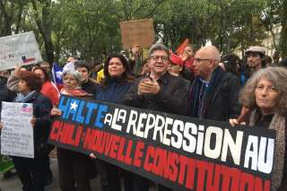 À la manifestation pour le Chili, Mélenchon rapproche Piñera et Pinochet