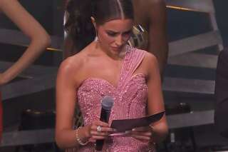 La présentatrice de Miss Univers ne semblait pas non plus d'accord avec le résultat