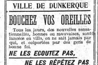 En 1918, le maire de Dunkerque appelait (déjà) à combattre les 