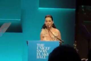 L'apparition surprise du gala de l'Unicef a ému Katy Perry