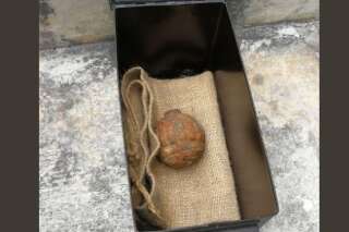 Une grenade de 14-18 dans des pommes de terre françaises