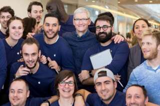 Tim Cook fait une visite surprise dans un Apple Store de Marseille