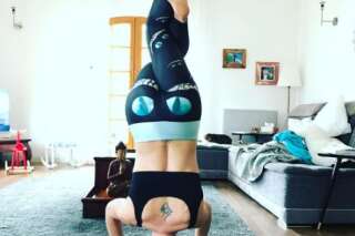 Natasha St Pier est une véritable yoga mum
