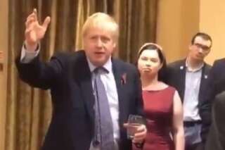 Boris Johnson filmé en train de faire de la pub contre le Brexit