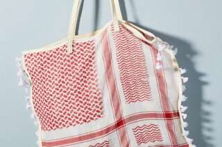 Anthropologie retire du marché ce sac accusé de ressembler aux foulards traditionnels des Palestiniens
