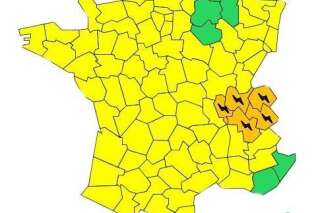 Cinq départements de l'Auvergne-Rhône-Alpes placés en vigilance orange à cause des orages