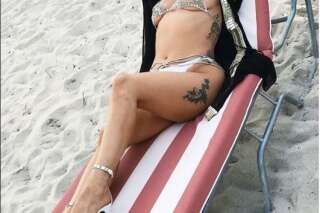 La tenue de plage de Lady Gaga n'a rien de pratique