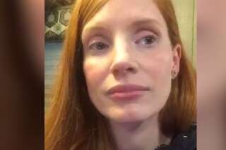 Jessica Chastain émue aux larmes dans une vidéo publiée sur Twitter