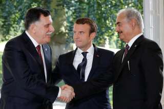 Réunis en France, les deux chefs rivaux libyens Fayez al-Sarraj et le maréchal Haftar se mettent d'accord pour des élections 