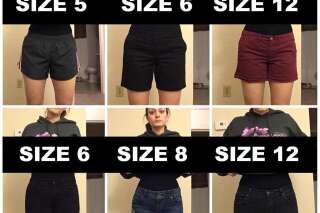 Elle dénonce l'absurdité des tailles de vêtements en six photos