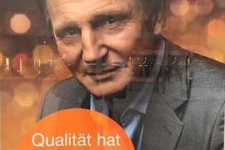 Cette publicité de Liam Neeson à La Berlinale tombe mal