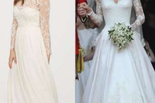 Cette robe de mariée H&M ressemble à s'y méprendre à celle de Kate Middleton (et coûte bien moins cher)