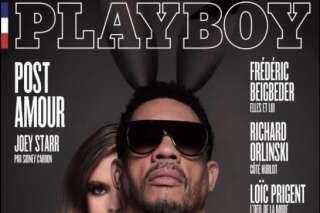 Premier homme à faire la Une du Playboy français, JoeyStarr sort les oreilles de lapin