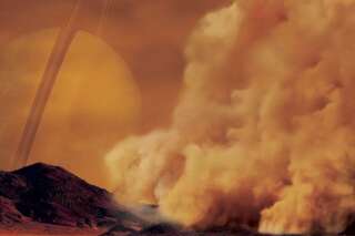 On a découvert une tempête de poussière sur Titan, la lune de Saturne