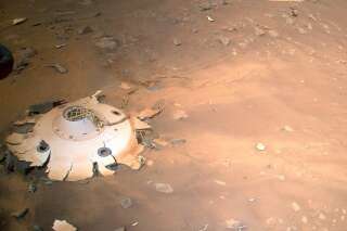 Ingenuity, l'hélicoptère de la Nasa sur Mars a pris cette photo improbable