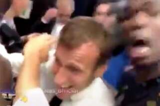 La France est championne du monde: Emmanuel Macron était déchaîné dans le vestiaire des Bleus