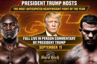 Donald Trump commentera un match de boxe le 11 septembre